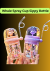 Children Whale Spray Cup Sippy Bottle & Thermos Bottle
