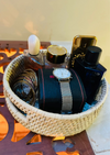 Round Hand Woven Tray Basket