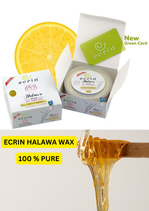 Ecrincosmetics Ecrin Organic Halawa Wax – 100% Lemon & Sugar Base