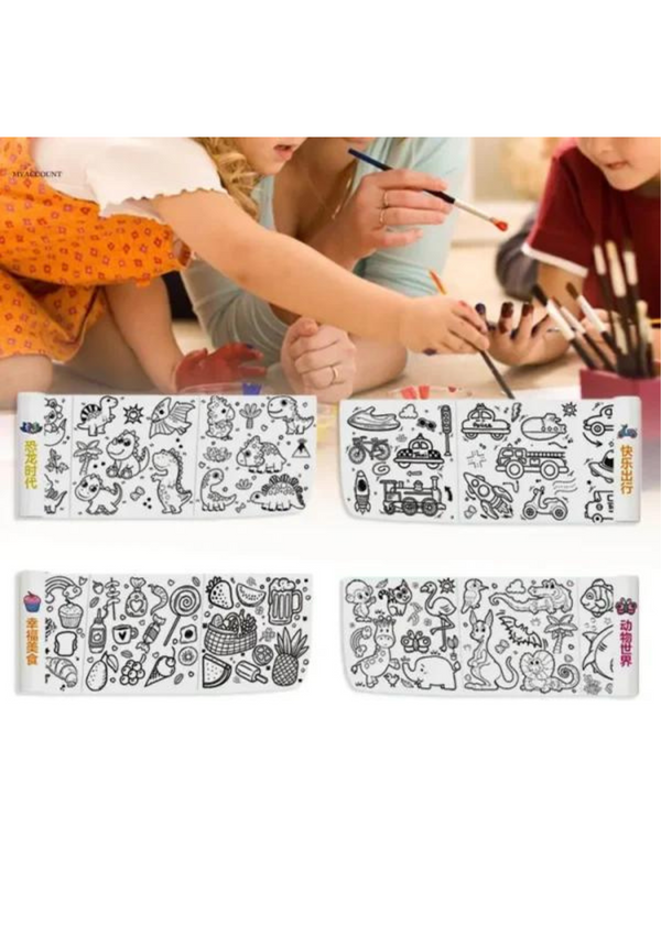 Colouring Drawing Roll Stickers. (60" Inches)