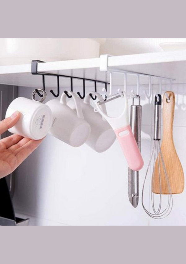 Under the Shelf Mug Rack Kitchen Hanging Organizer