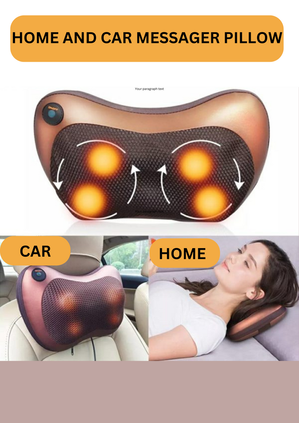 Home and Car Messager Pillow