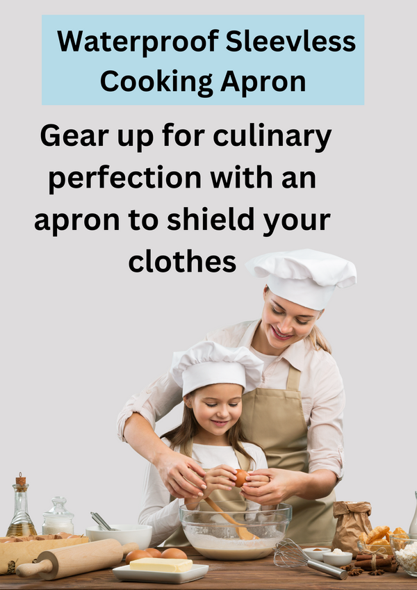 Waterproof Sleeveless Cooking Apron